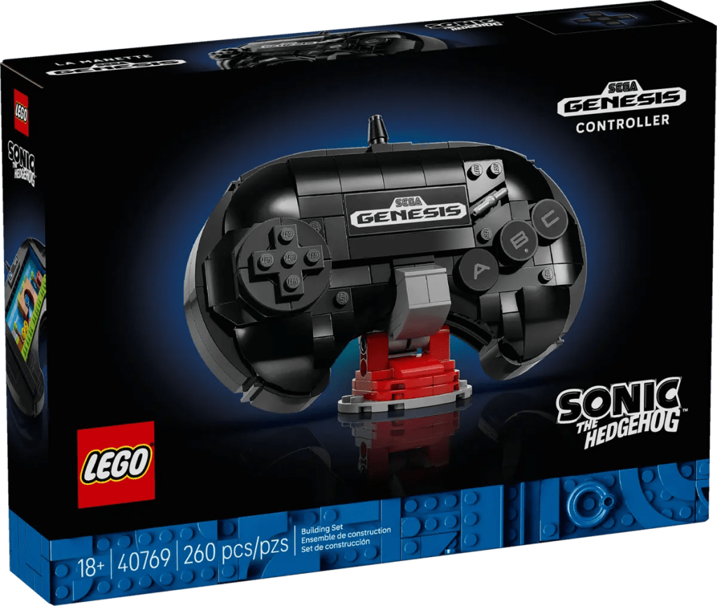 A box of lego game controller