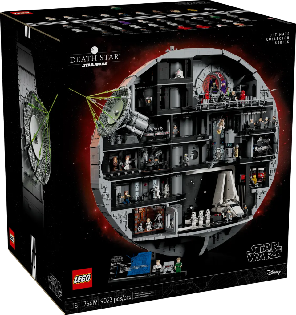 A box for LEGO Star Wars Death Star