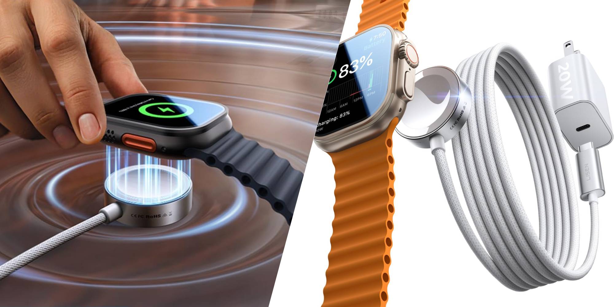 A close up of a smart watch