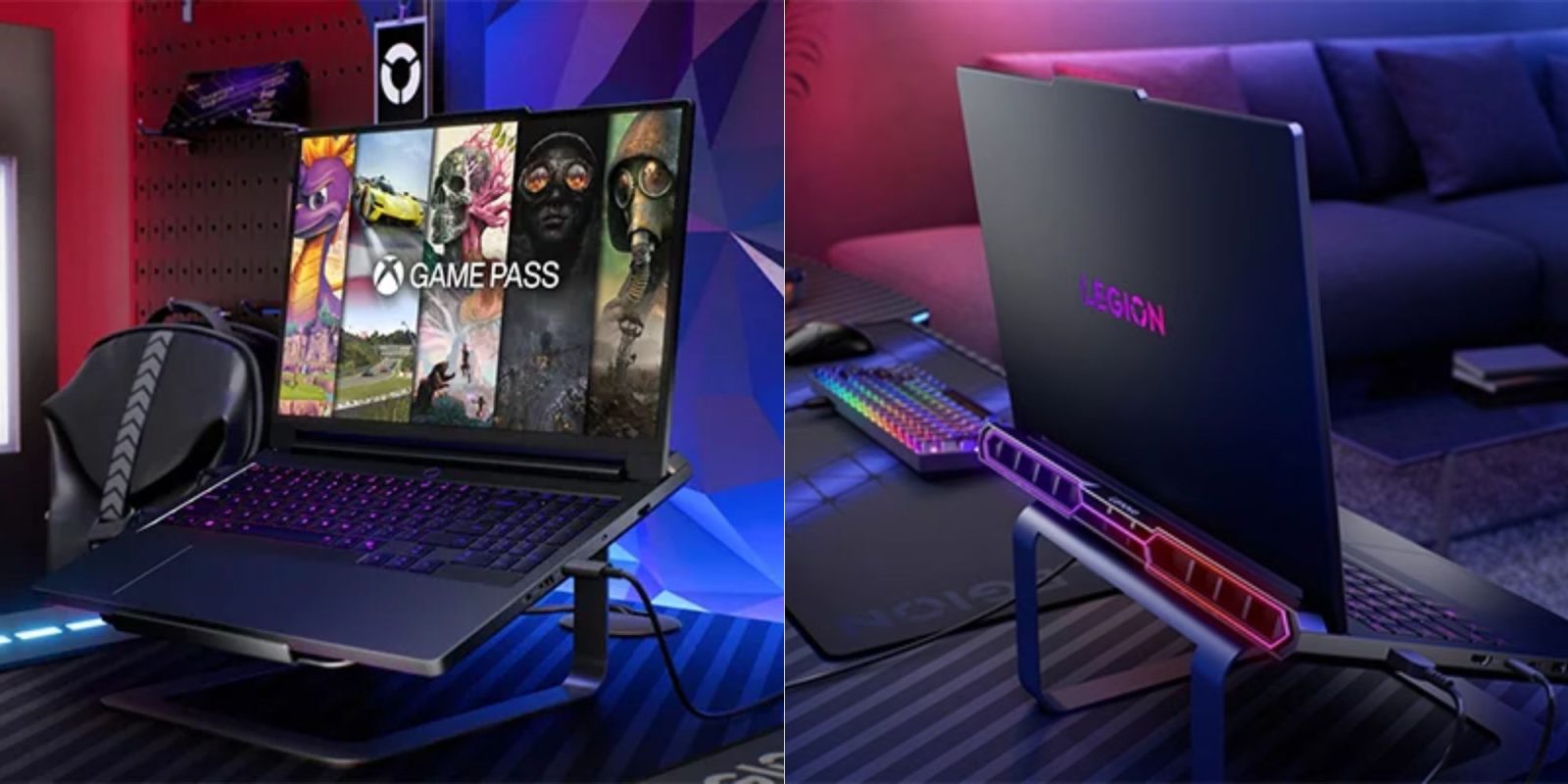 Image showing renders of Lenovo's Legion Pro 7i gaming laptop.