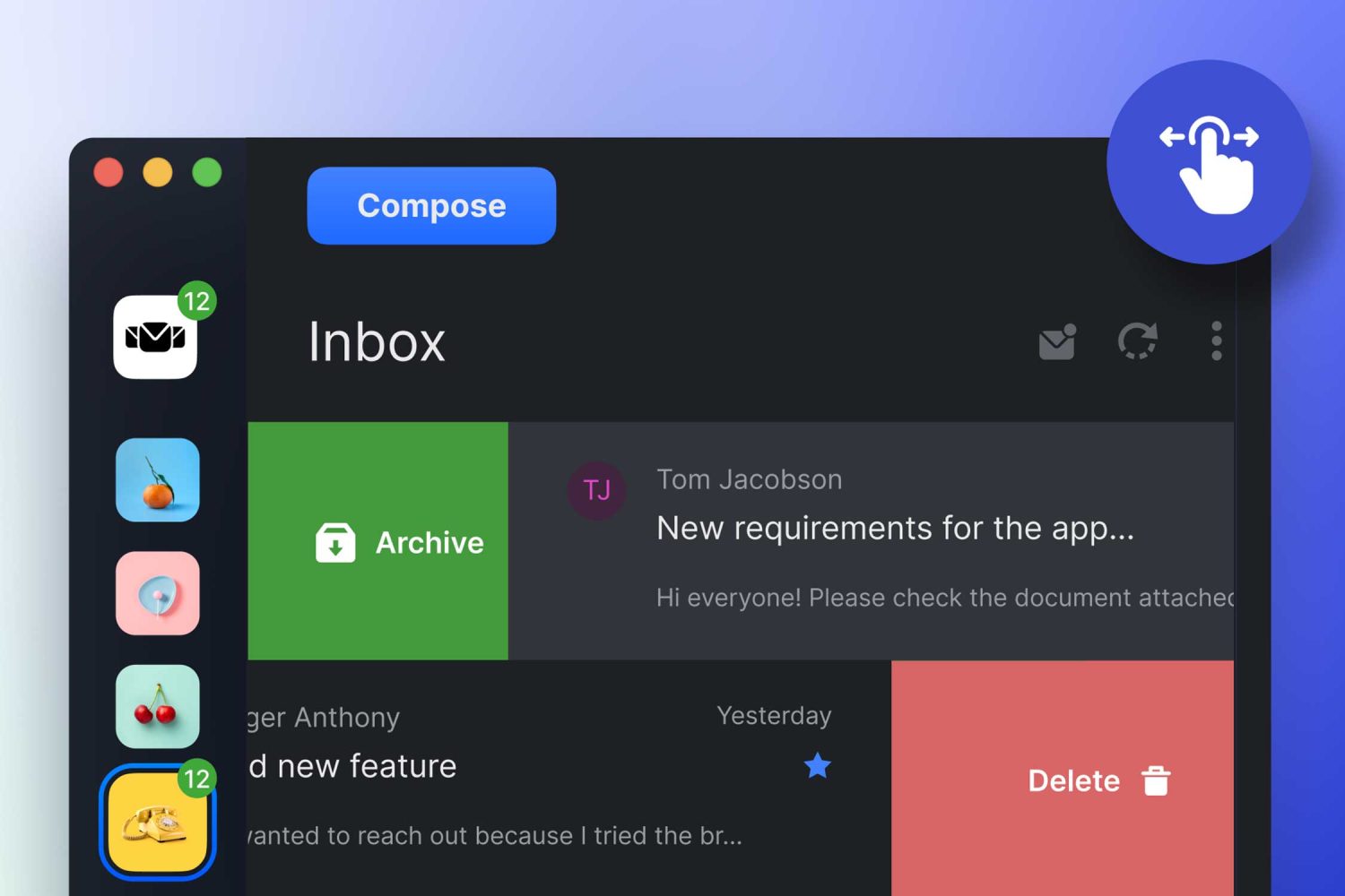 Mailbird Email Client for Windows & Mac (Premium Plan)