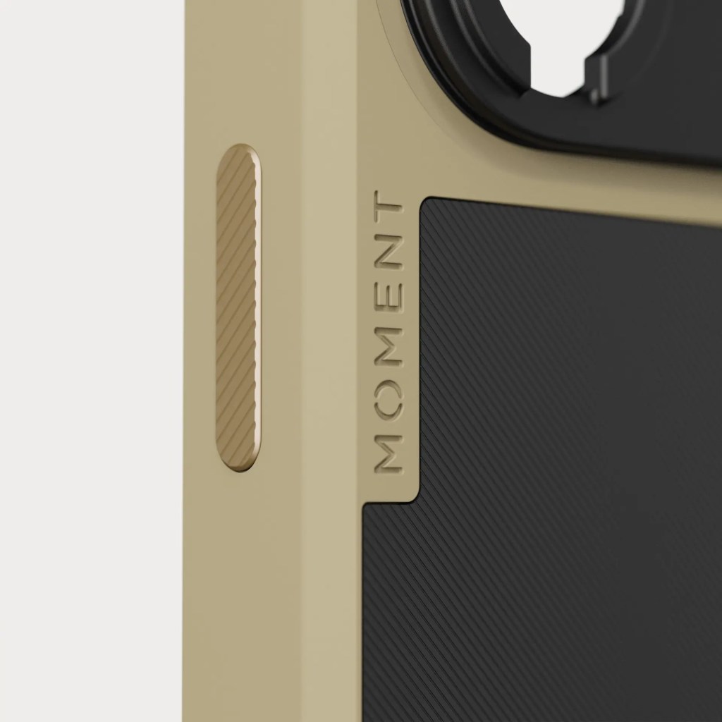 A close up of a phone case