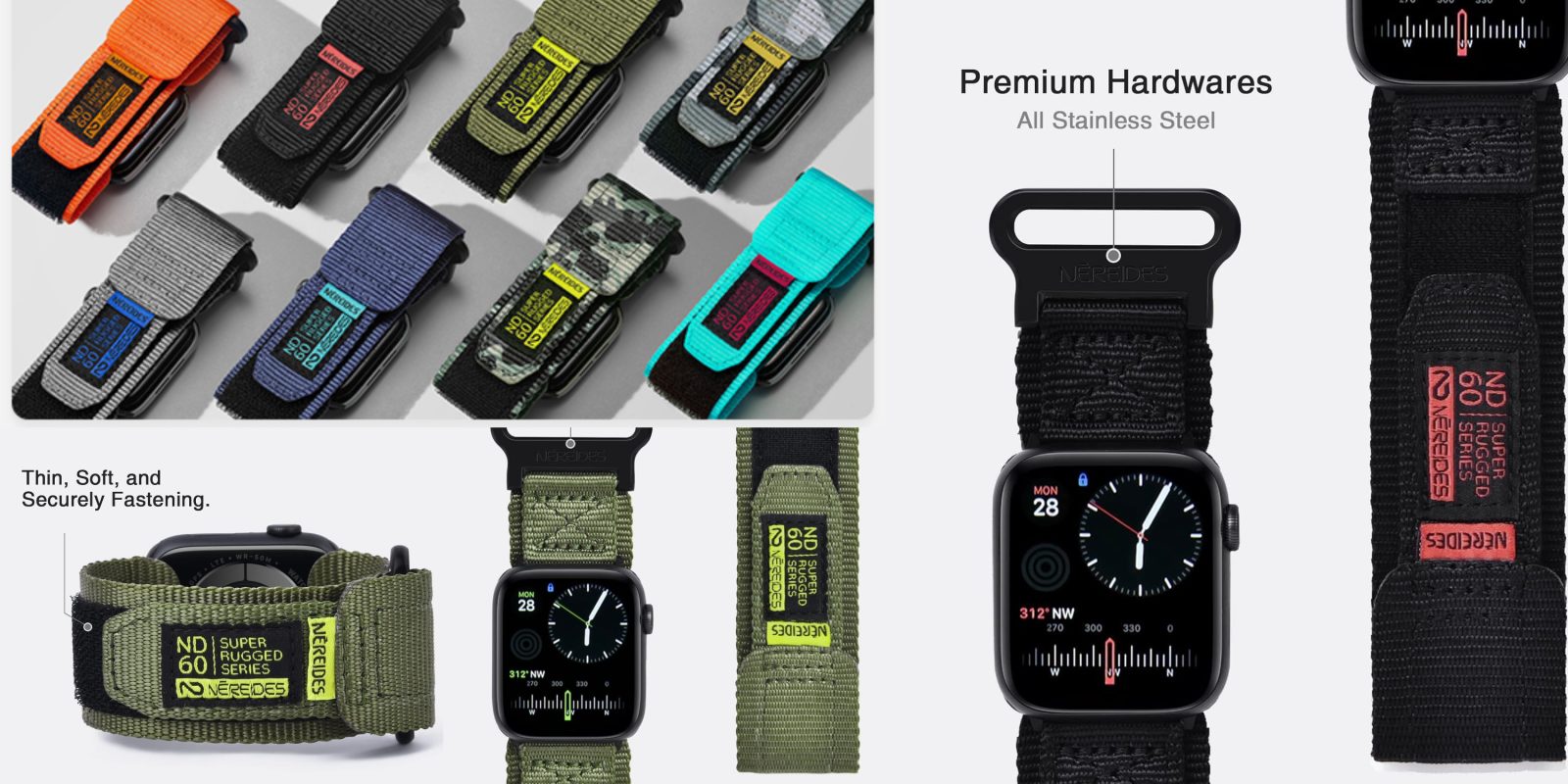 A collage of different watches