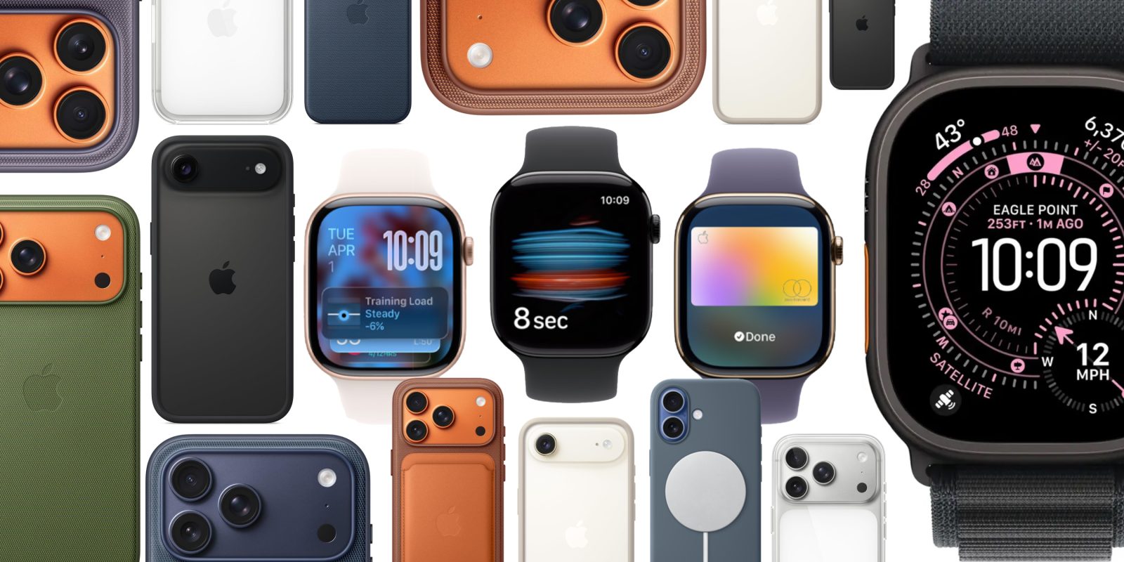 A collage of different electronic devices