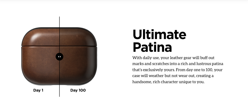 A close up of a case