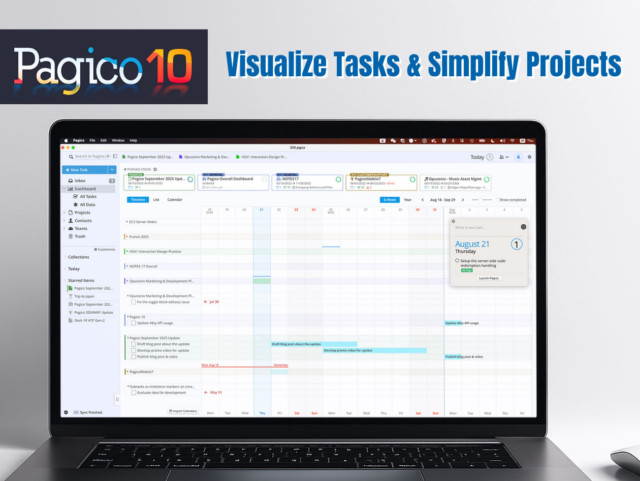 Pagico Personal Premium Plan: Lifetime Subscription