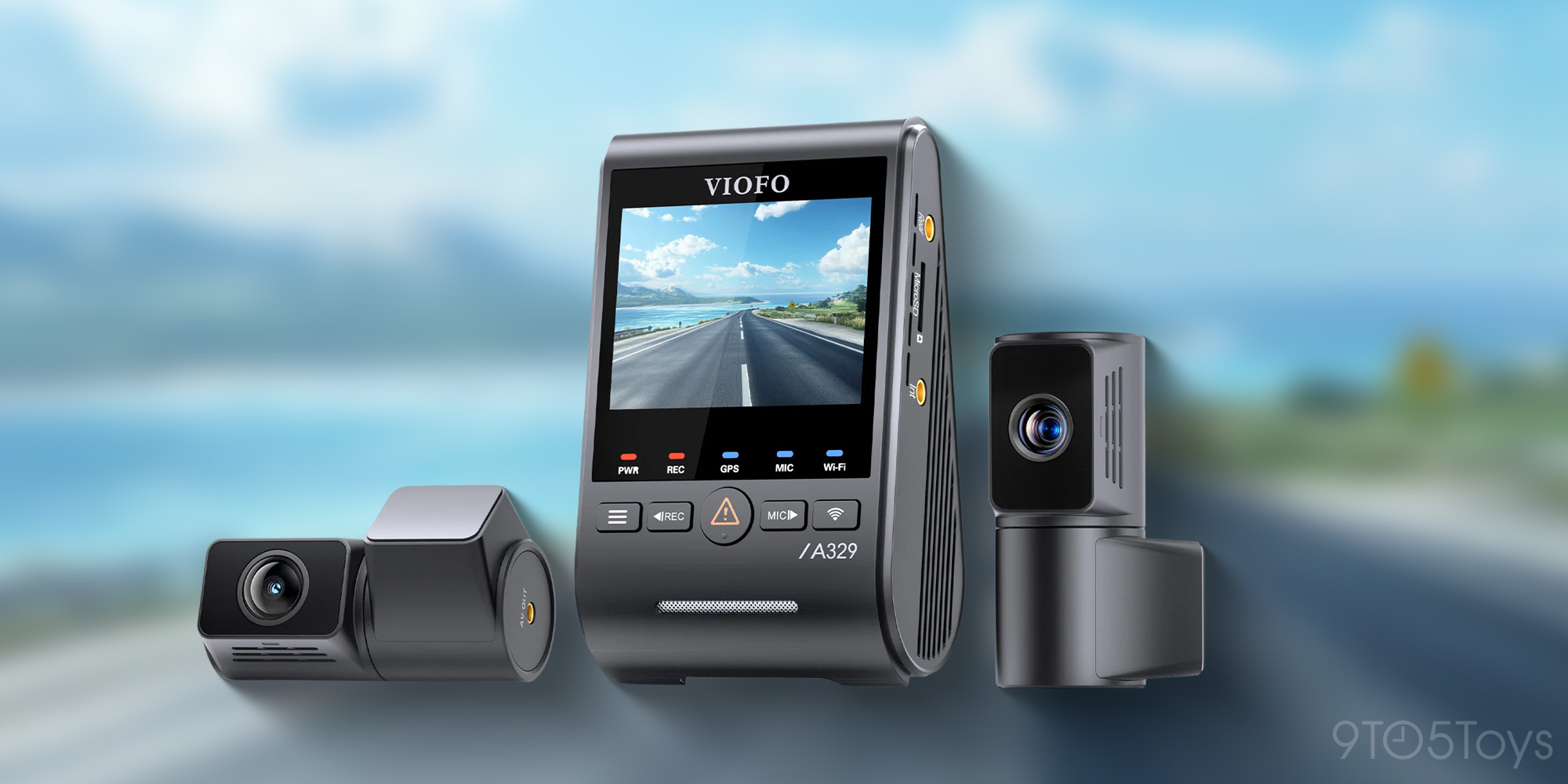 Viofo A329T 3-channel dash cam