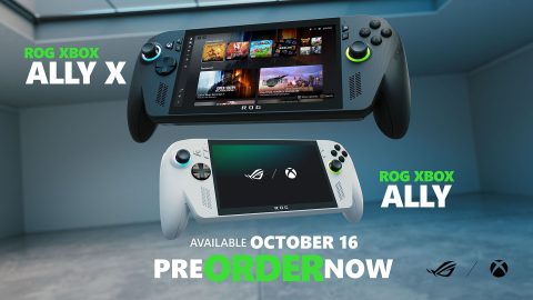 Image showing Xbox ROG Ally X pre-order banner.