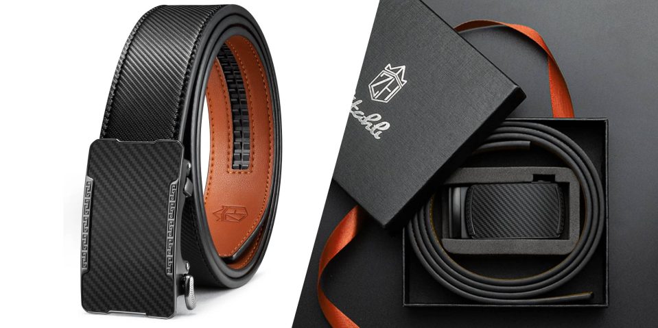 A black belt with a brown and orange belt