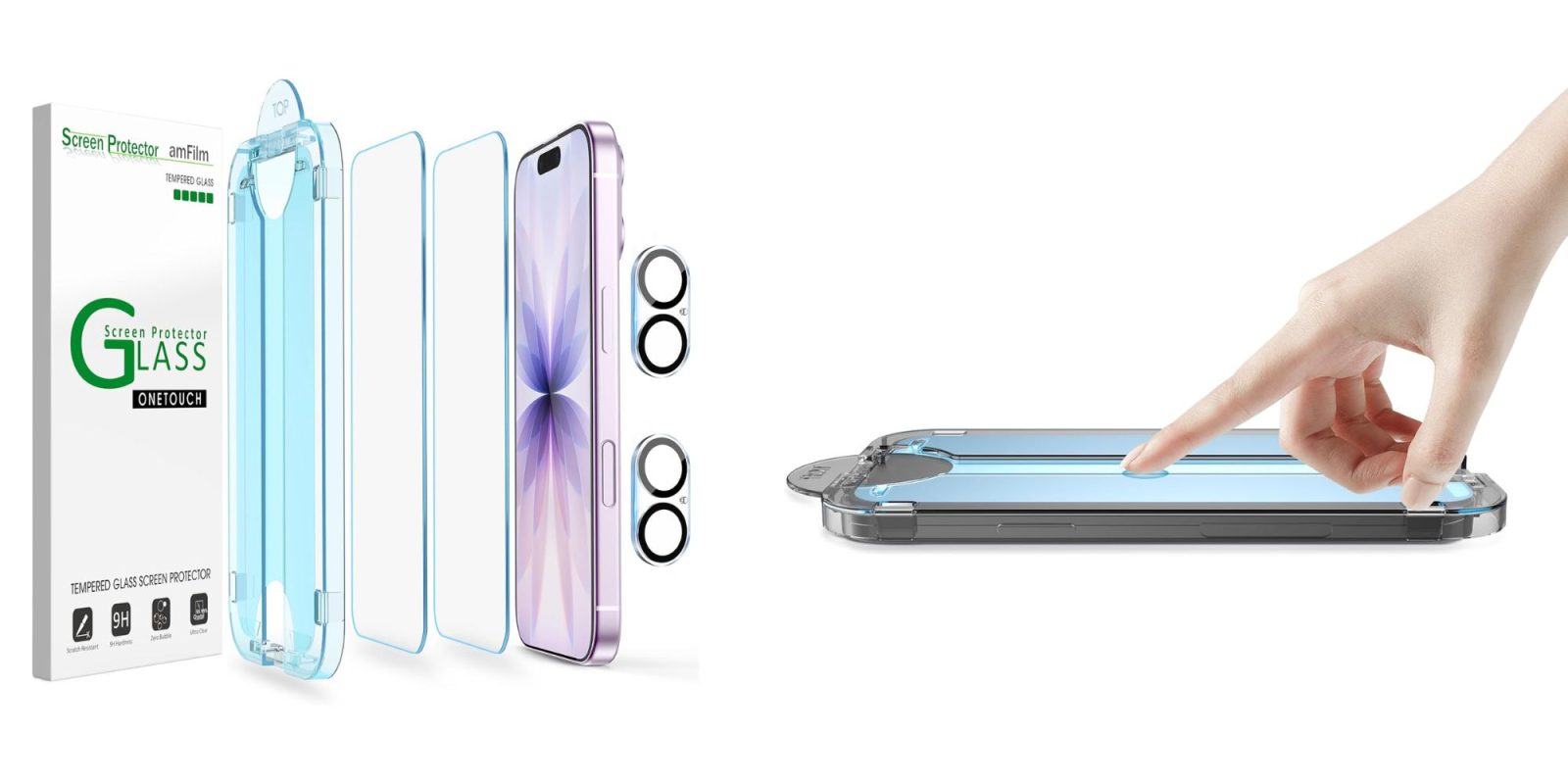 A screen protectors for a cell phone