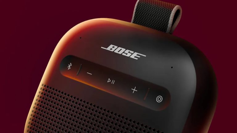 A close up of a speaker