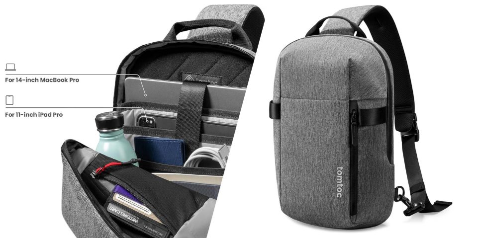 A close up of a backpack
