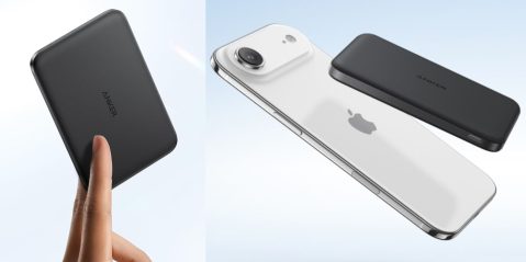 Image showing renders of Anker's Nano MagSafe power bank.