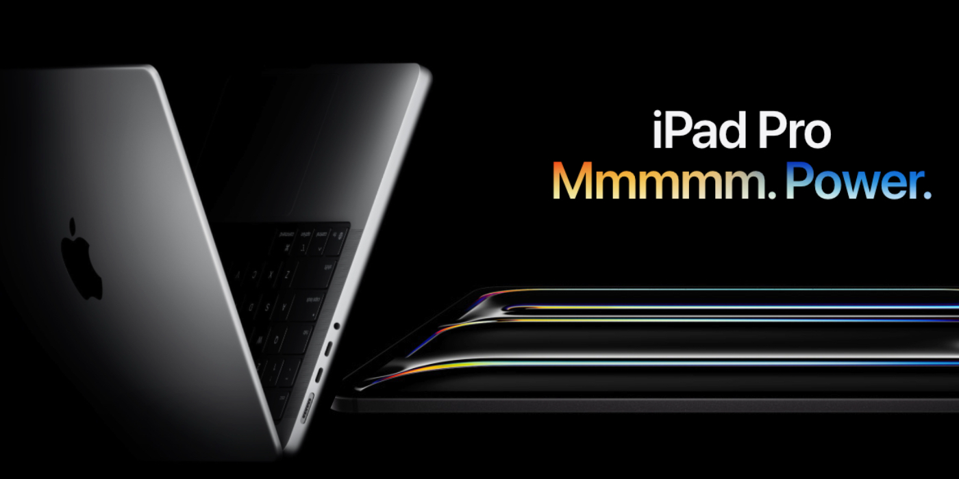 A laptop and a tablet