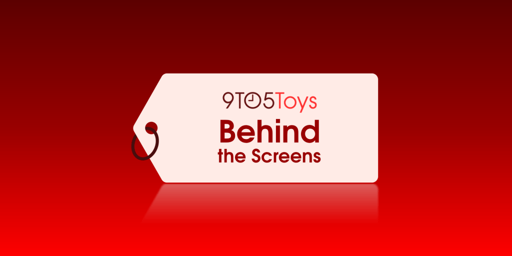 A white tag with red text