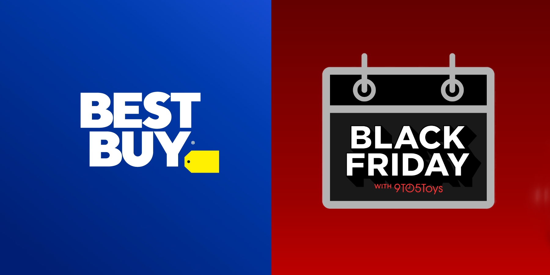 A blue and red sign with white text