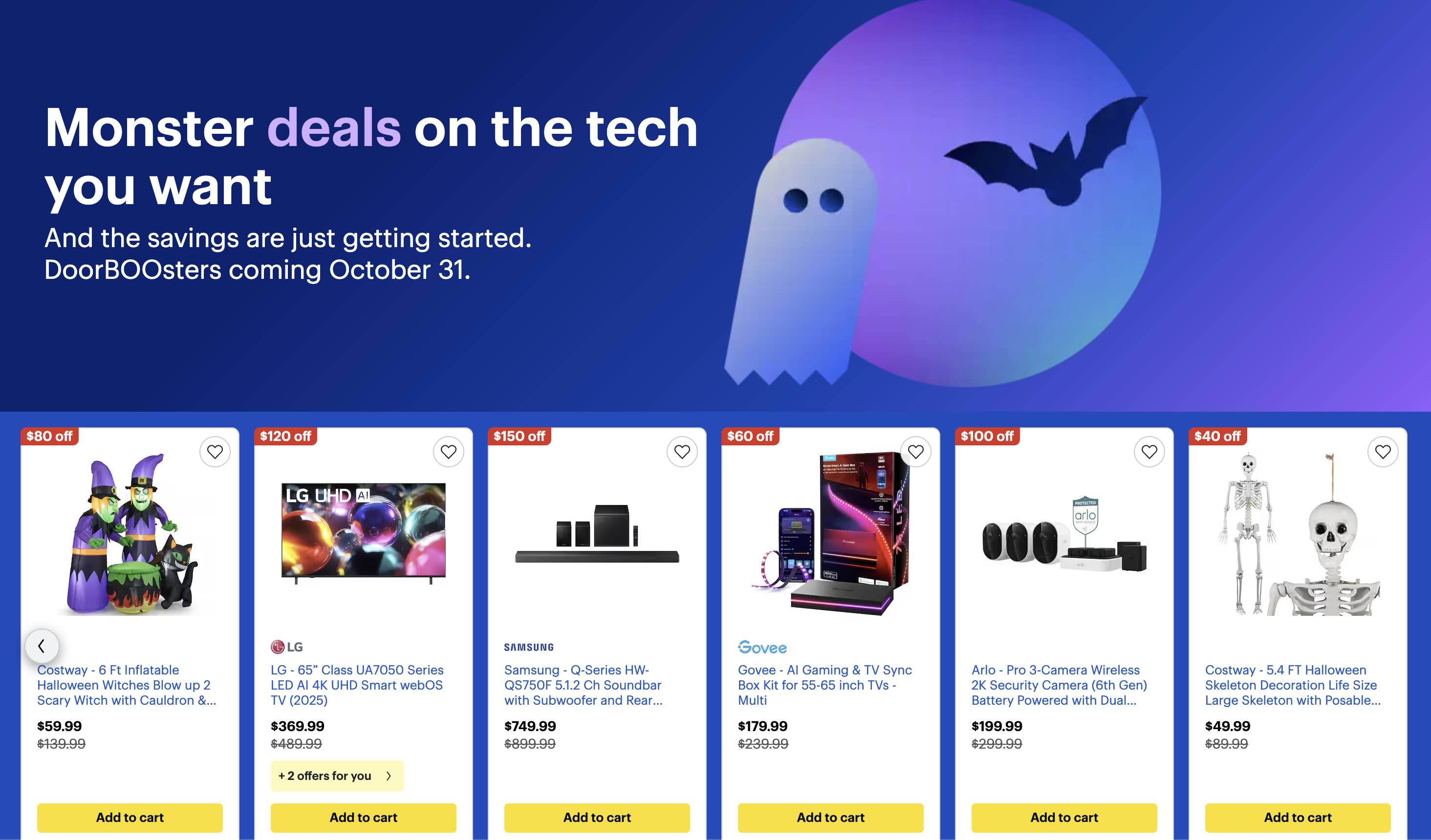 Best Buy Monster Tech Doorbuster teaser