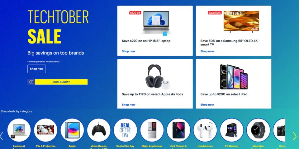 Best Buy Techtober Prime Day