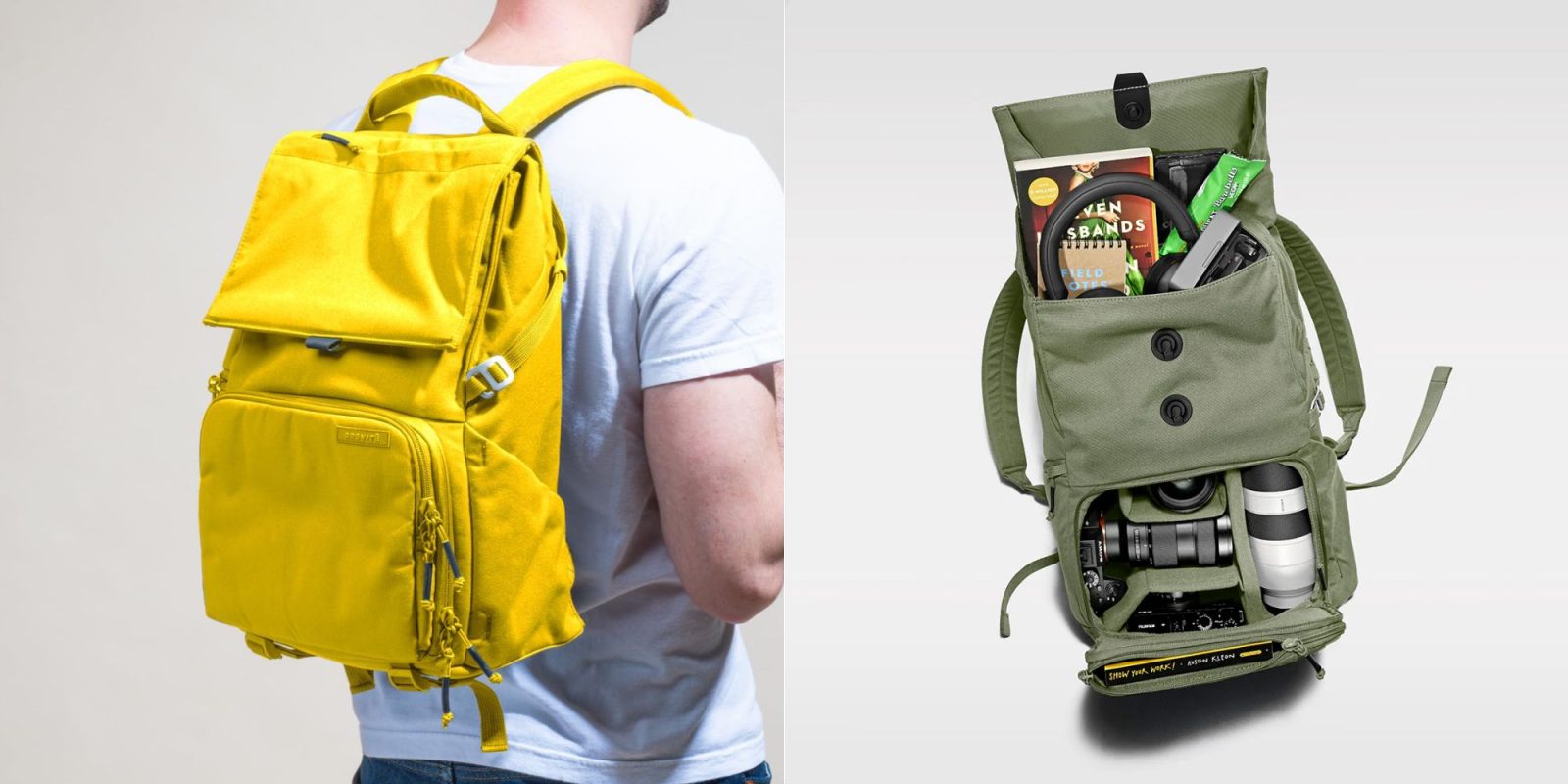 A person with a backpack