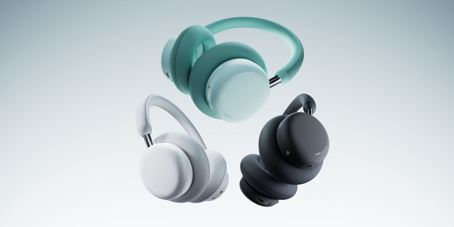 A group of headphones