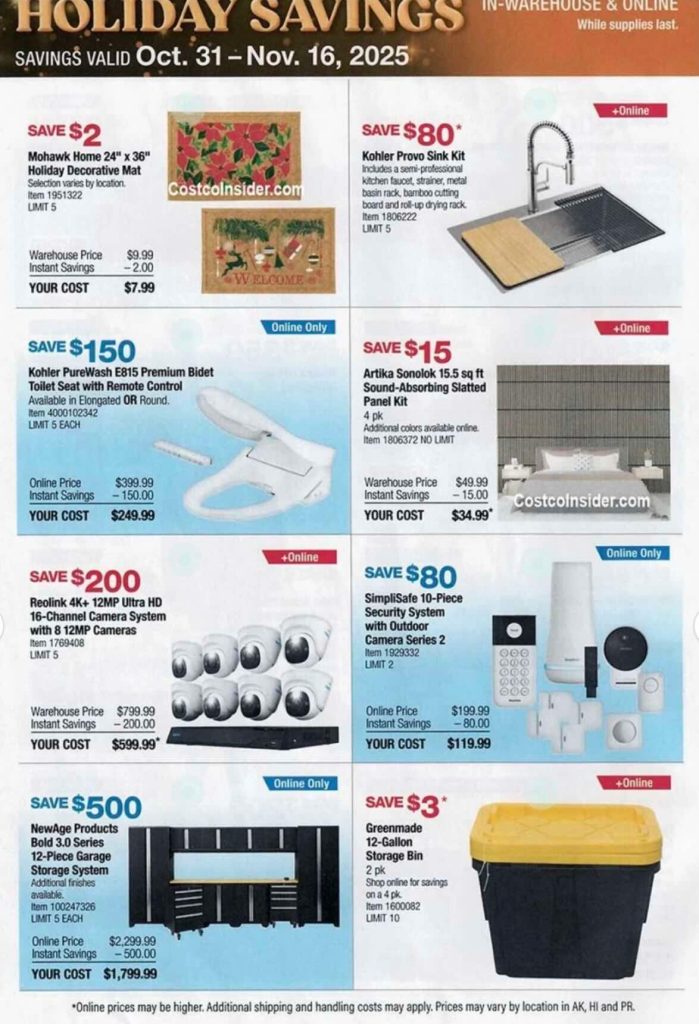 A advertisement for a home appliances store