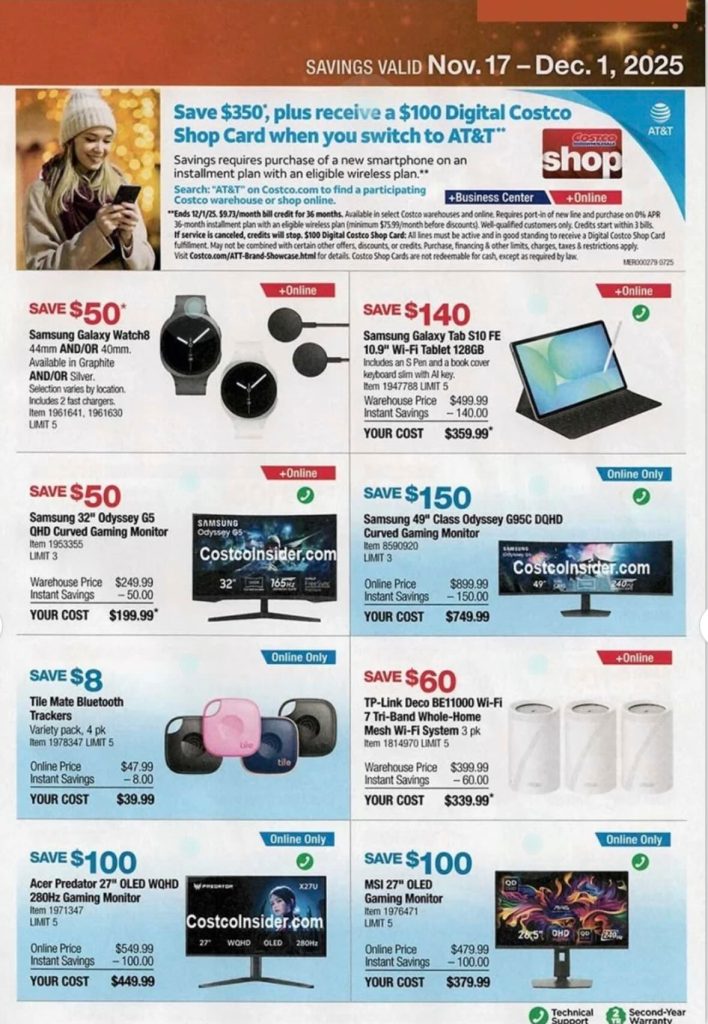 A advertisement for a electronics store