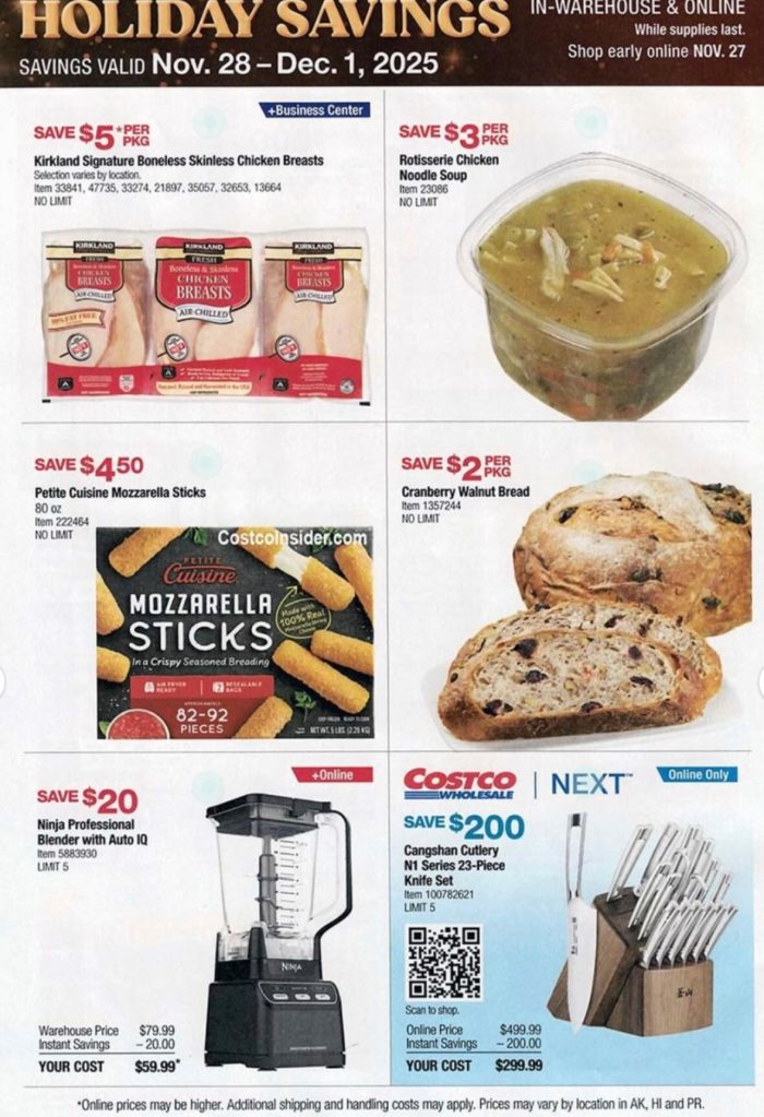 A page of a grocery store