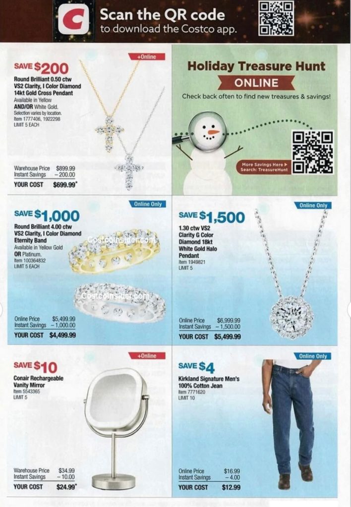 A advertisement for a jewelry store