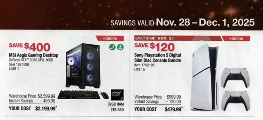 A advertisement for a computer