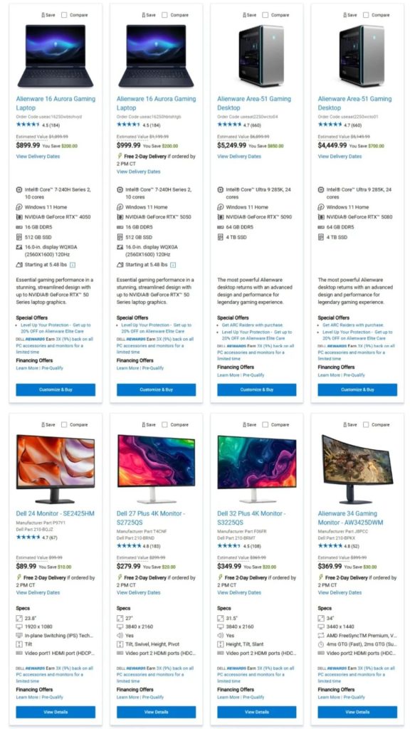 A screenshot of a website