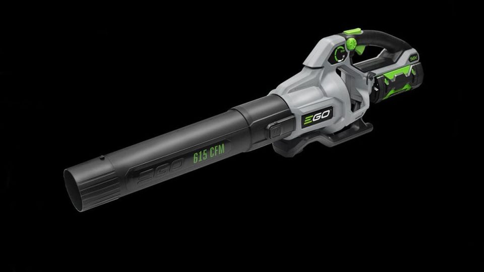 A black and grey handheld vacuum