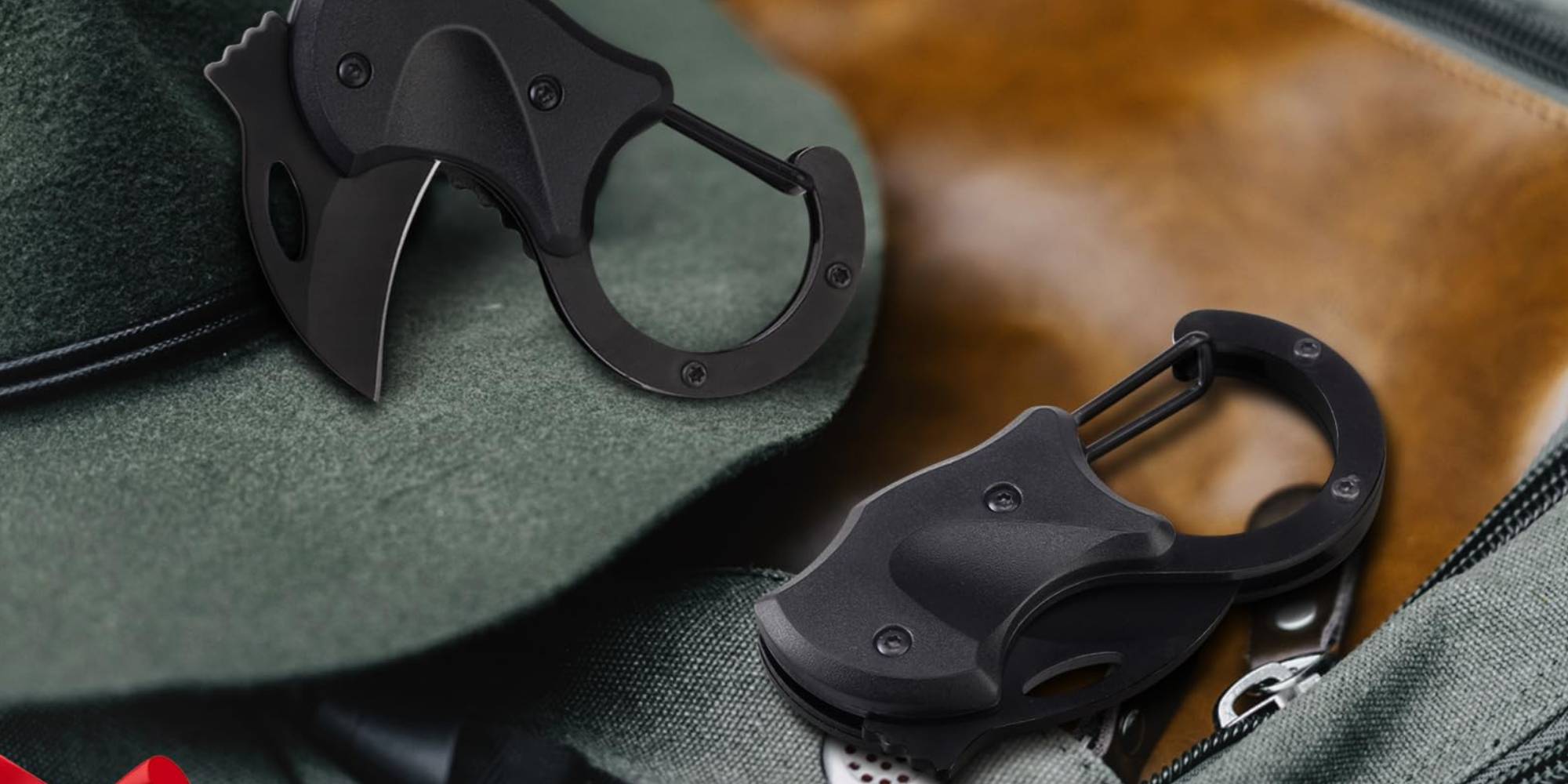 A close up of a knife