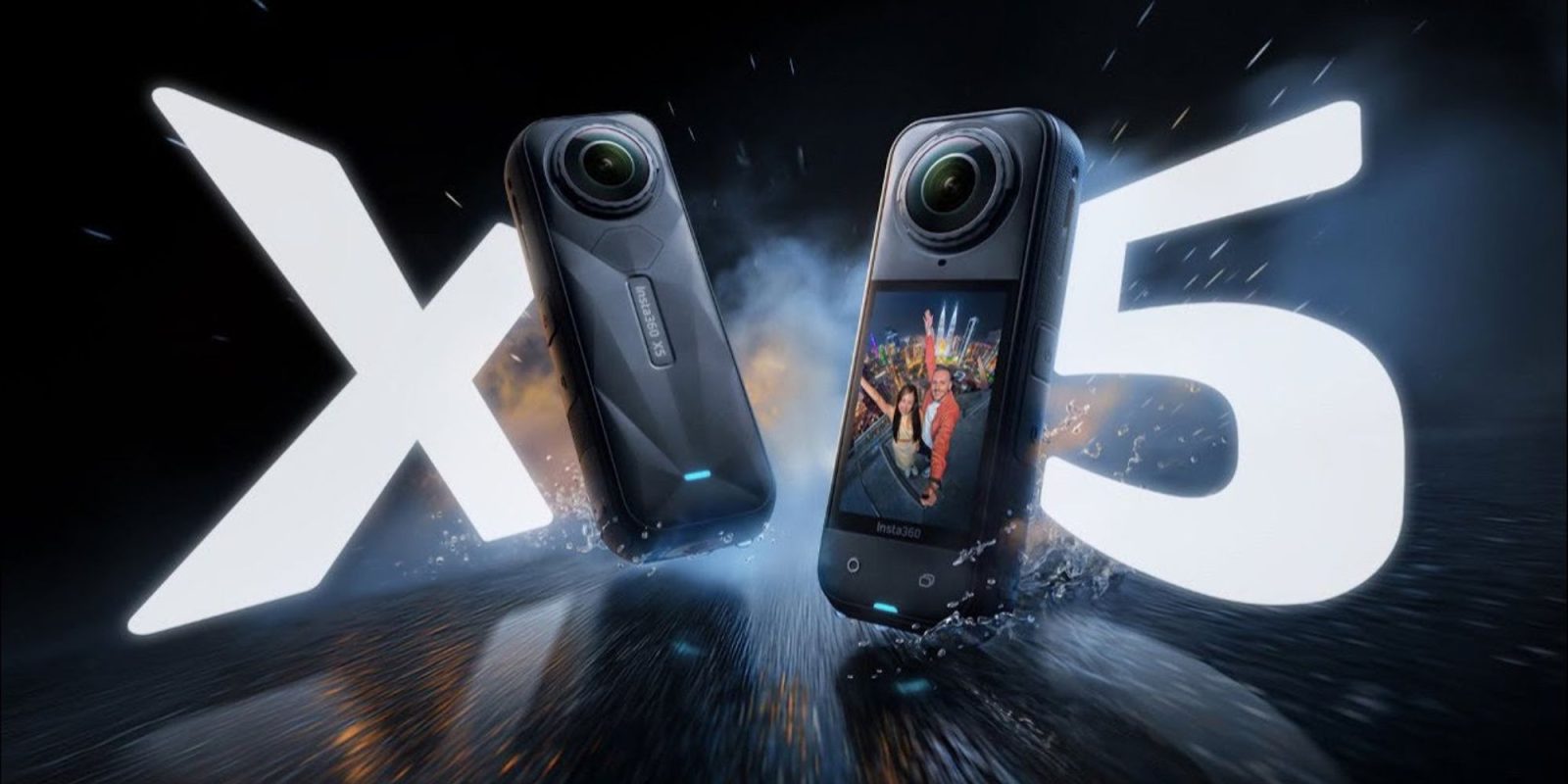 A two cameras with a camera on the front