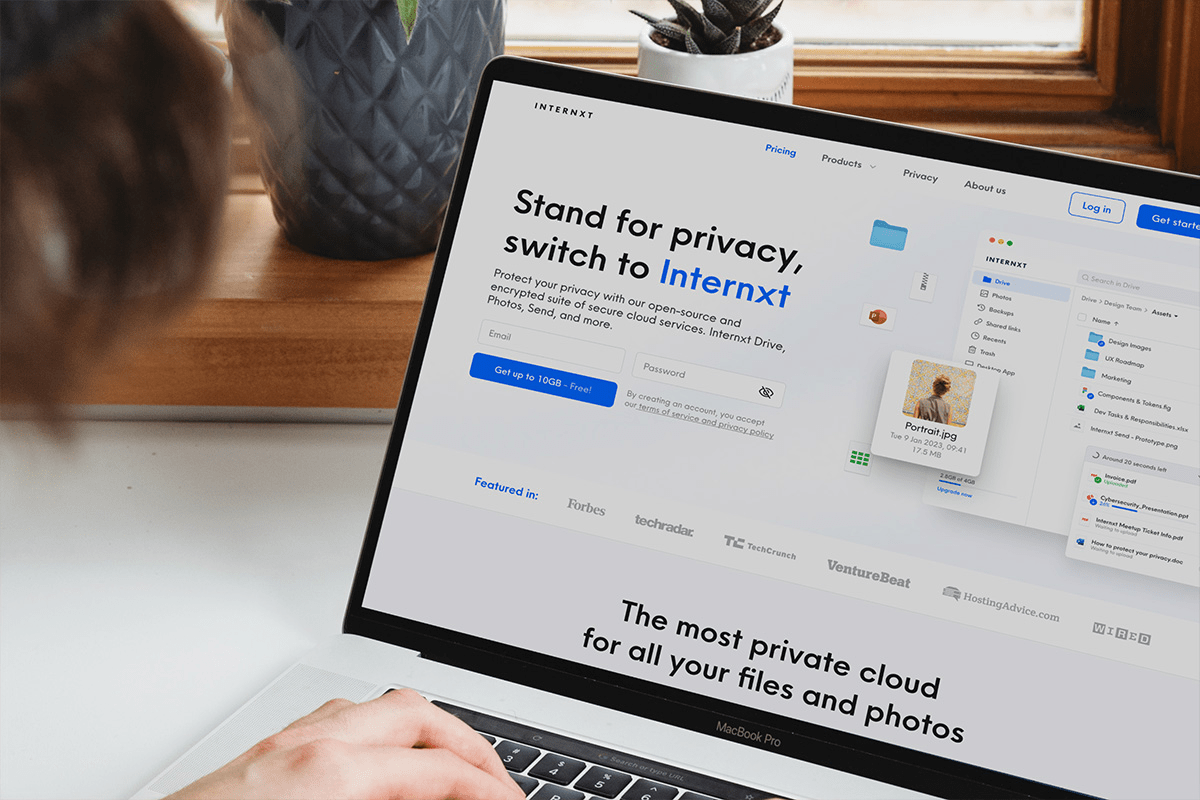 Internxt Cloud Storage: Lifetime Subscription (5TB Plan)