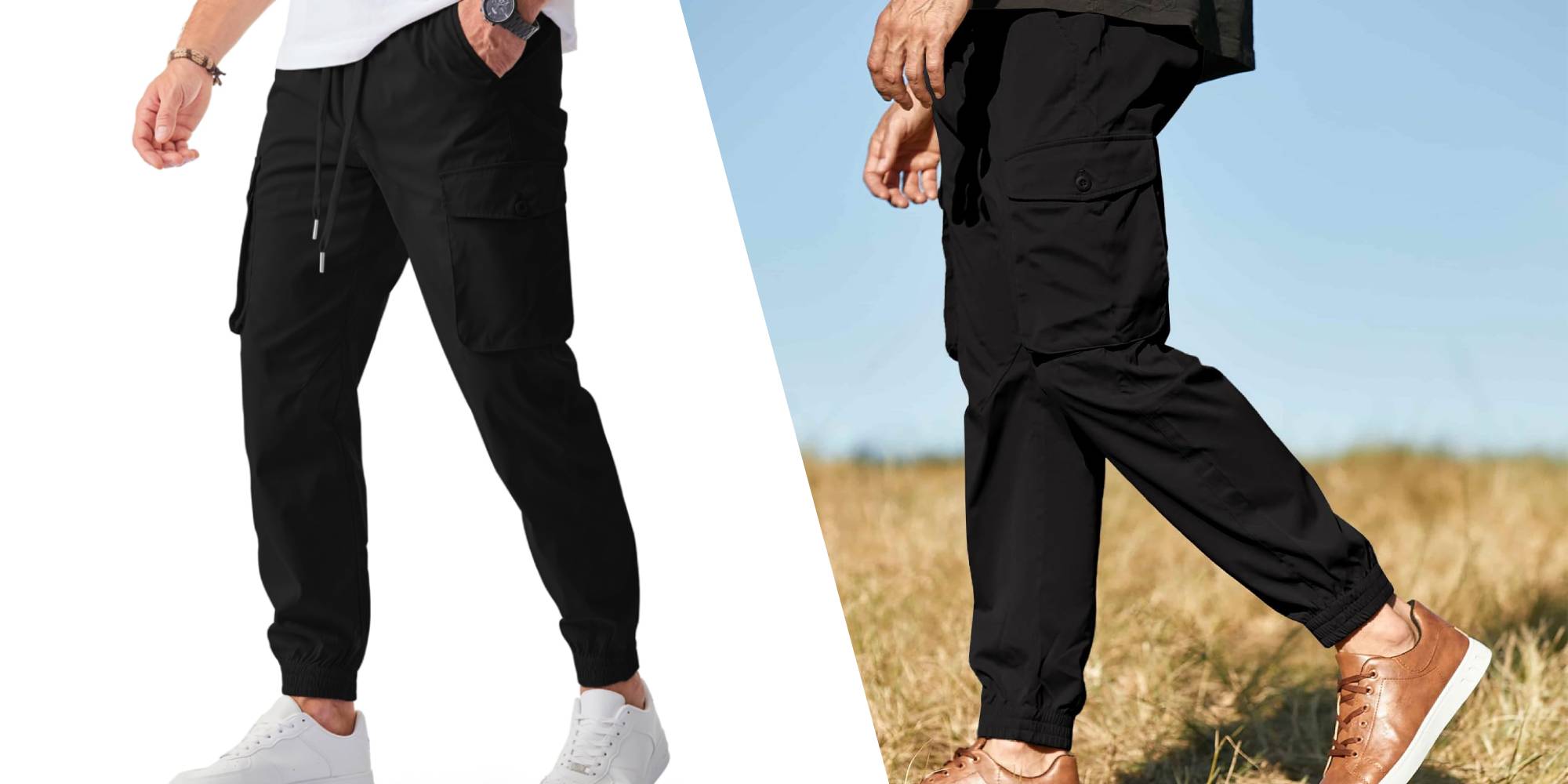 Let Amazon drop these cargo jogging pants at your doorstep for $17