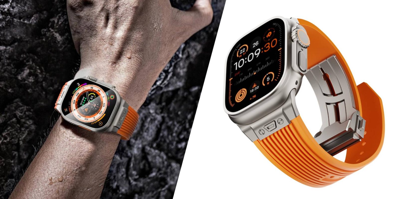 A close up of a watch