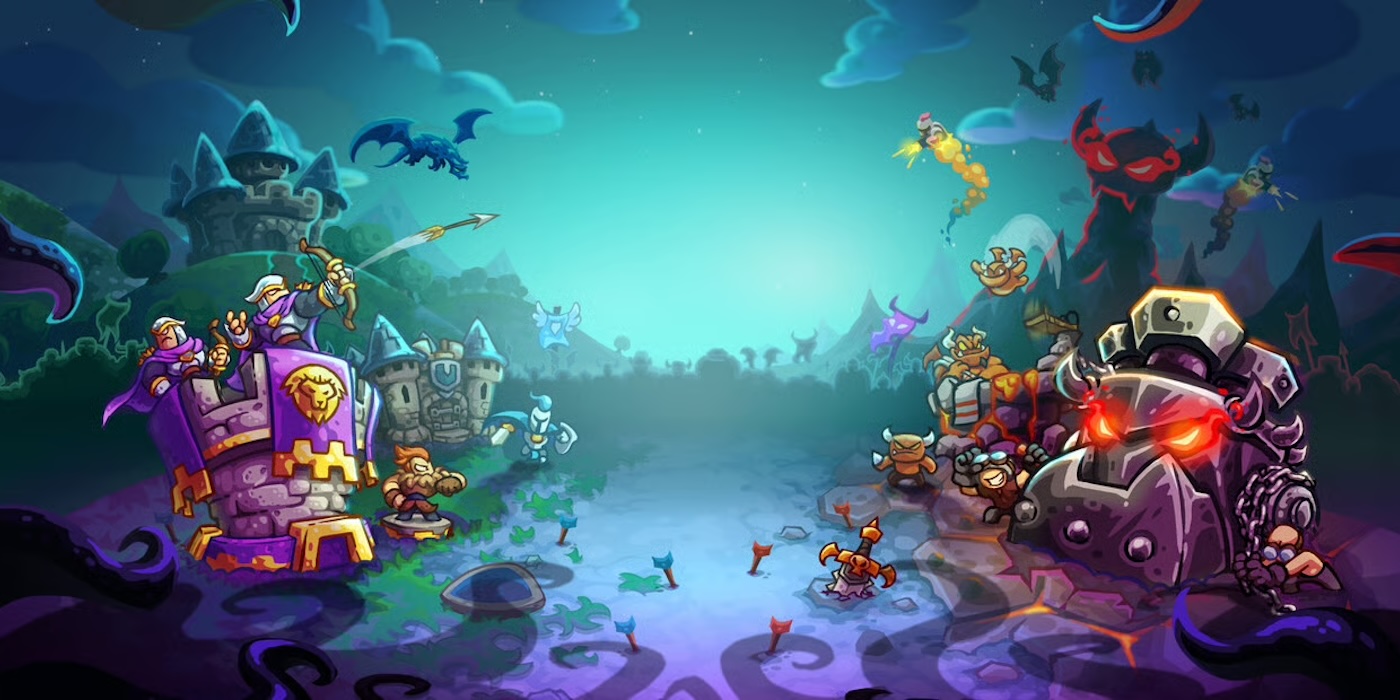 A cartoon scene of a game