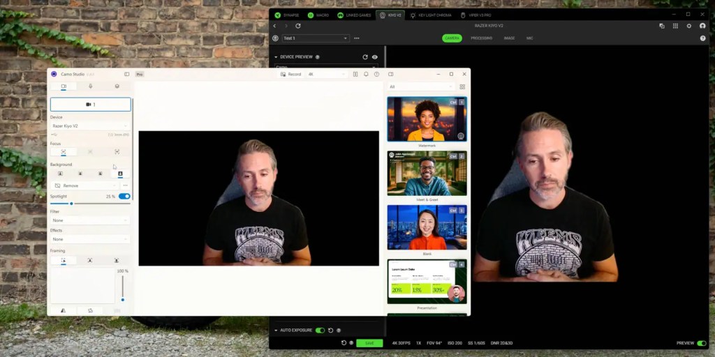 Razer Kiyo V2 AI features
