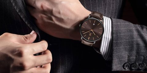 A person wearing a watch