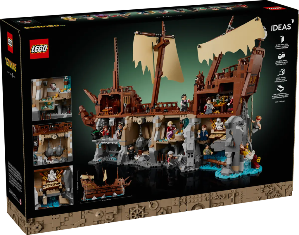 A box of LEGO Idea The Goonies