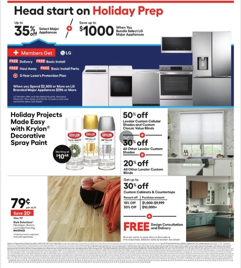 A advertisement for a home appliance