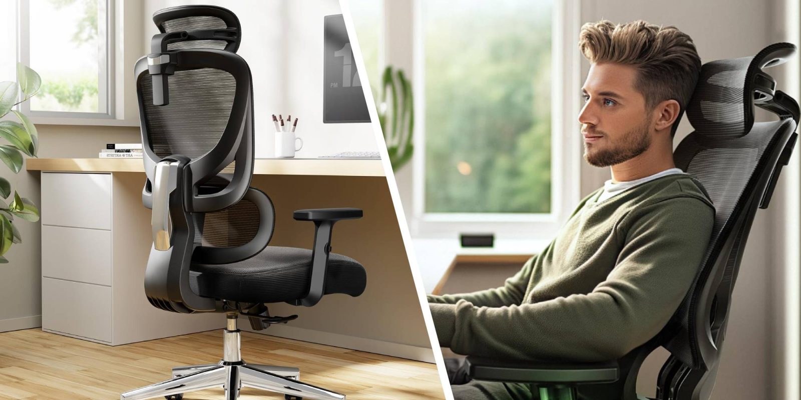 A man sitting in a chair