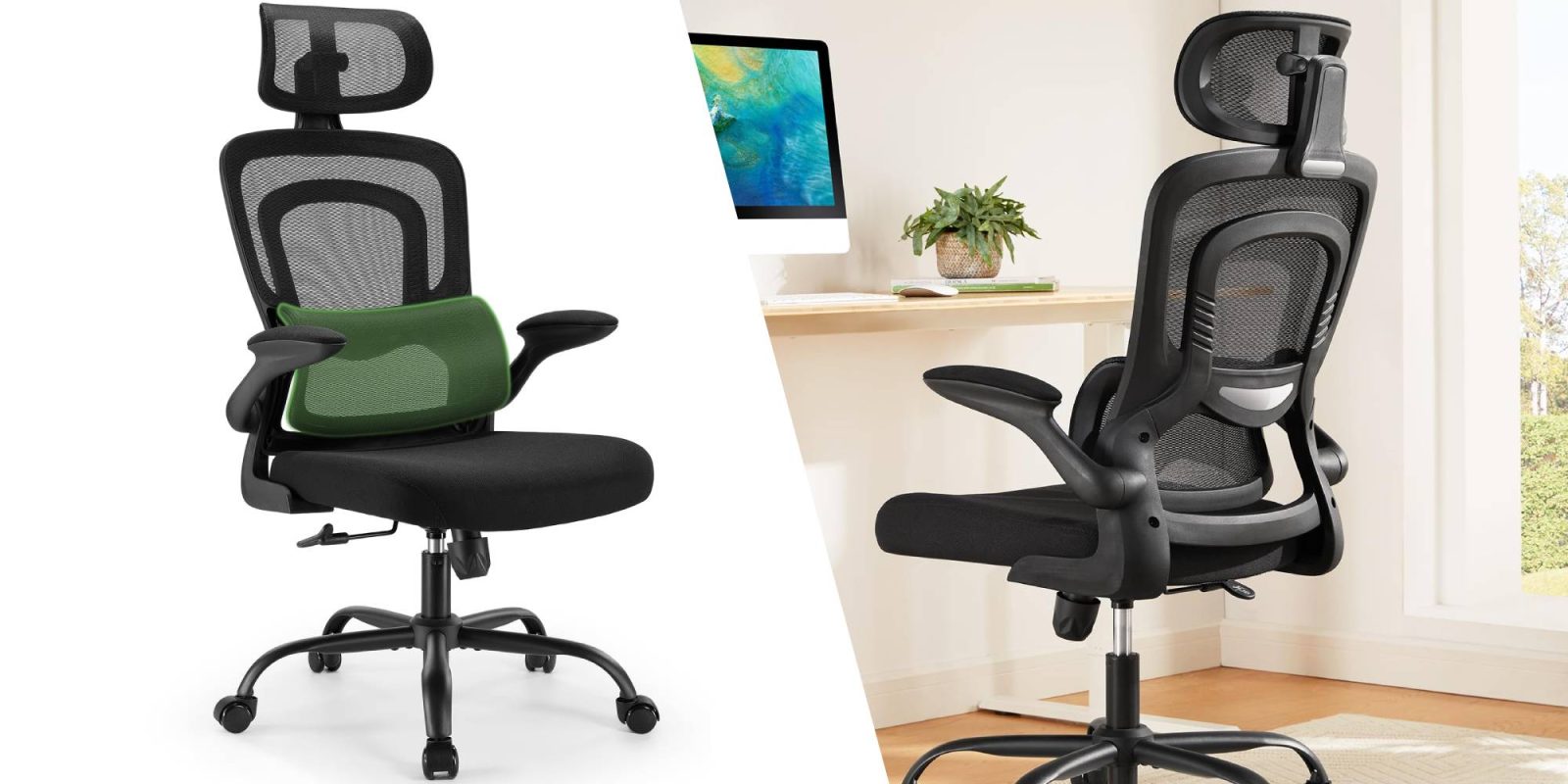 A collage of a chair