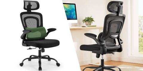 A collage of a chair