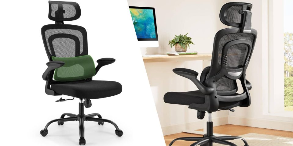 A collage of a chair