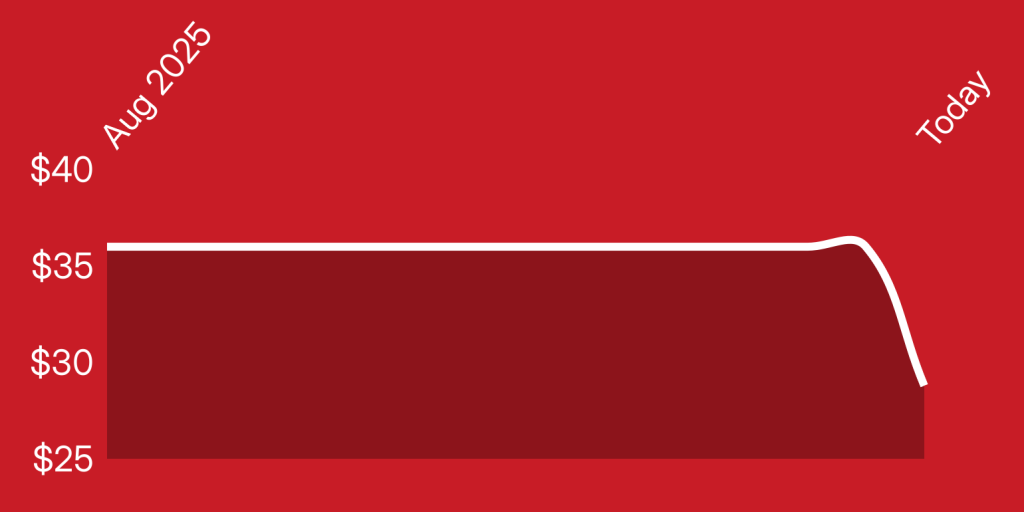 A person typing on a laptop