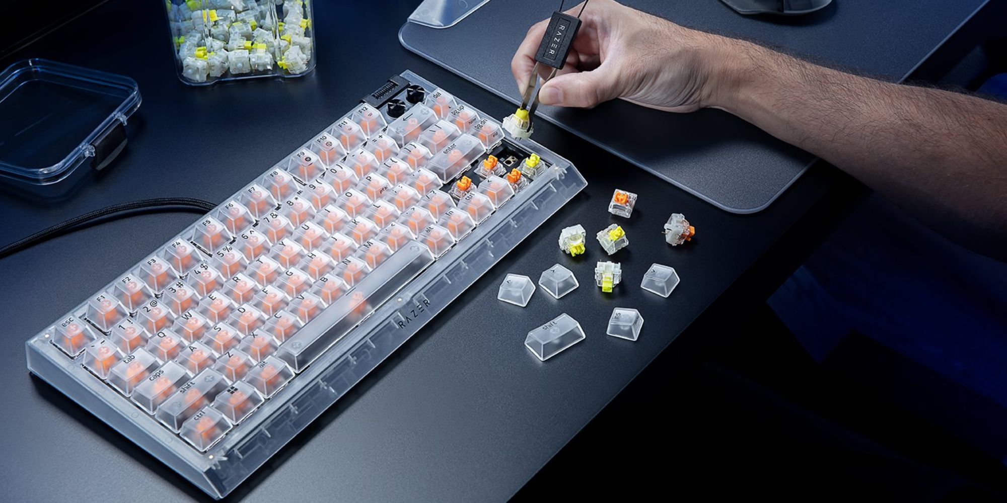 Razer just unleashed a new range of white see-through peripherals