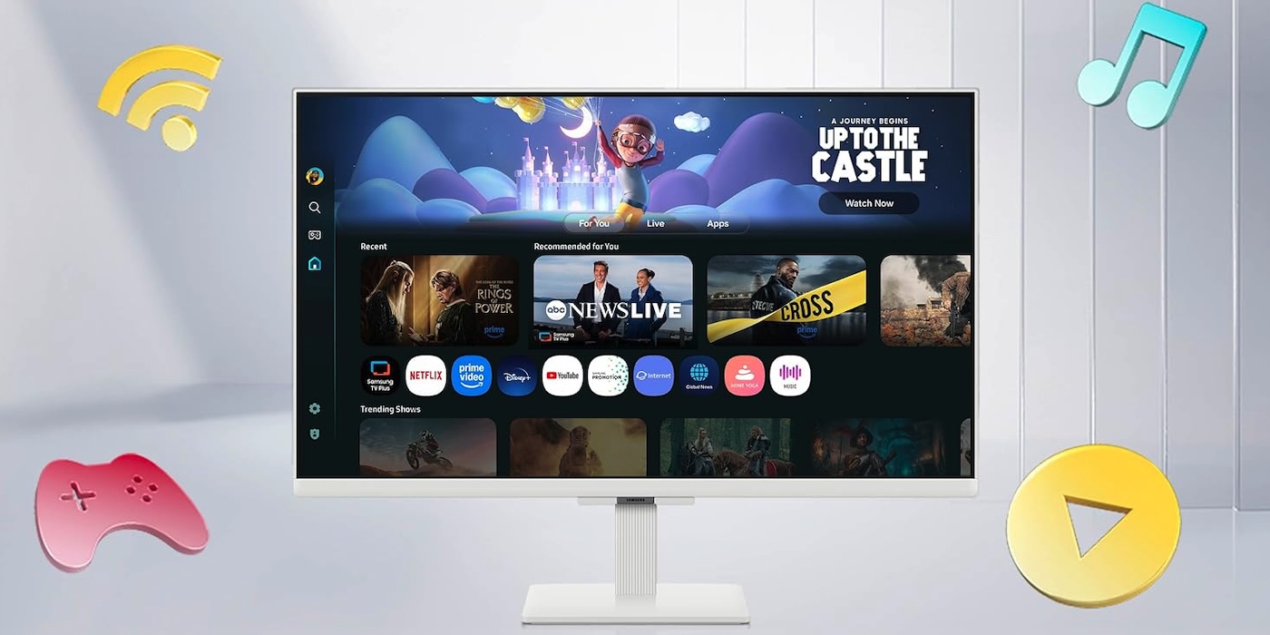 Samsung 27-Inch M5 (M50F) Smart Monitor