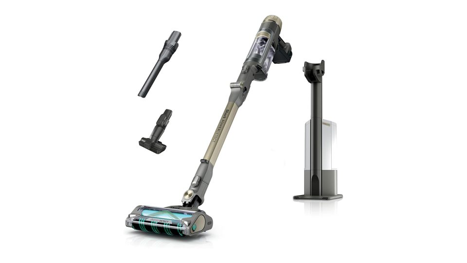 A vacuum cleaner with different parts