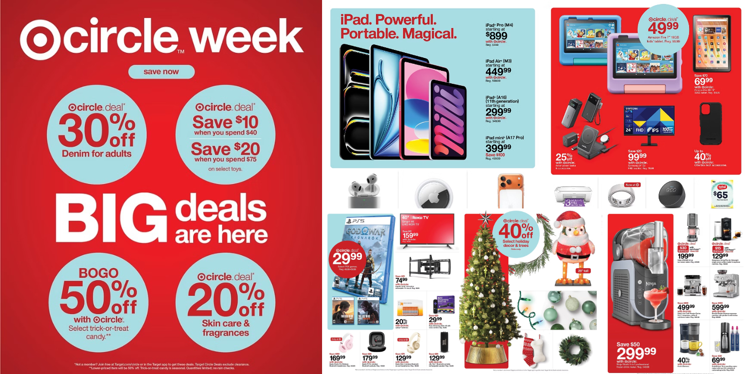 Target Prime Day Circle Week sale ad